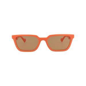 Gucci Square-Frame Injection Sunglasses Orange Mens